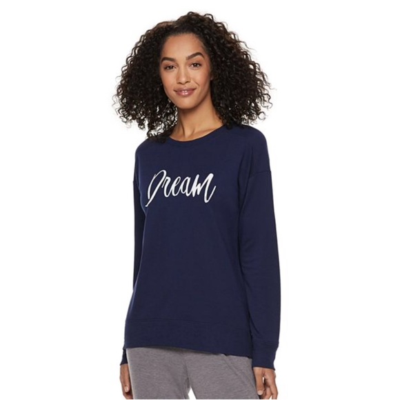 Sonoma Goods For Life Crewneck Sleep Sweatshirt - Picture 1 of 3